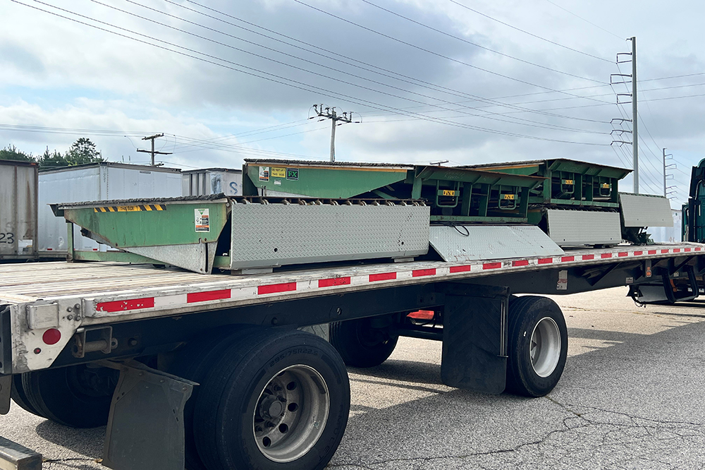 Used Kelly FX Air Powered Dock Leveler American Surplus